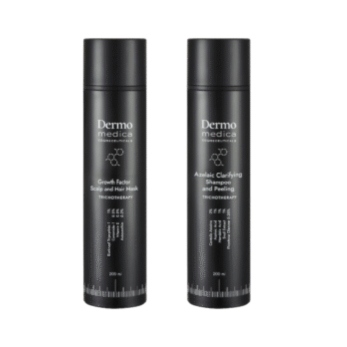 Clarifying Azelaic Shampoo and Peeling + Growth Factor Scalp Mask